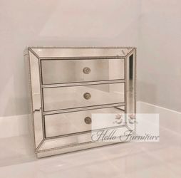 New Mirrored Omni Night Stand