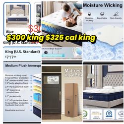 Mattress King And Cal King Memory Foam