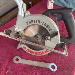 Porter Cable 6” SAW  BOSS Made In USA Used Twice Like New 135 Dls Hablo Español 