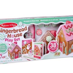 New in box Melissa and Doug Gingerbread House play set