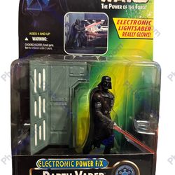 Star Wars 1996 Collection 1 Darth Vader With Glowing Lightsaber And Remote Dueling Action