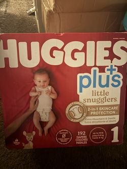Huggies And Pampers Size One And Two 