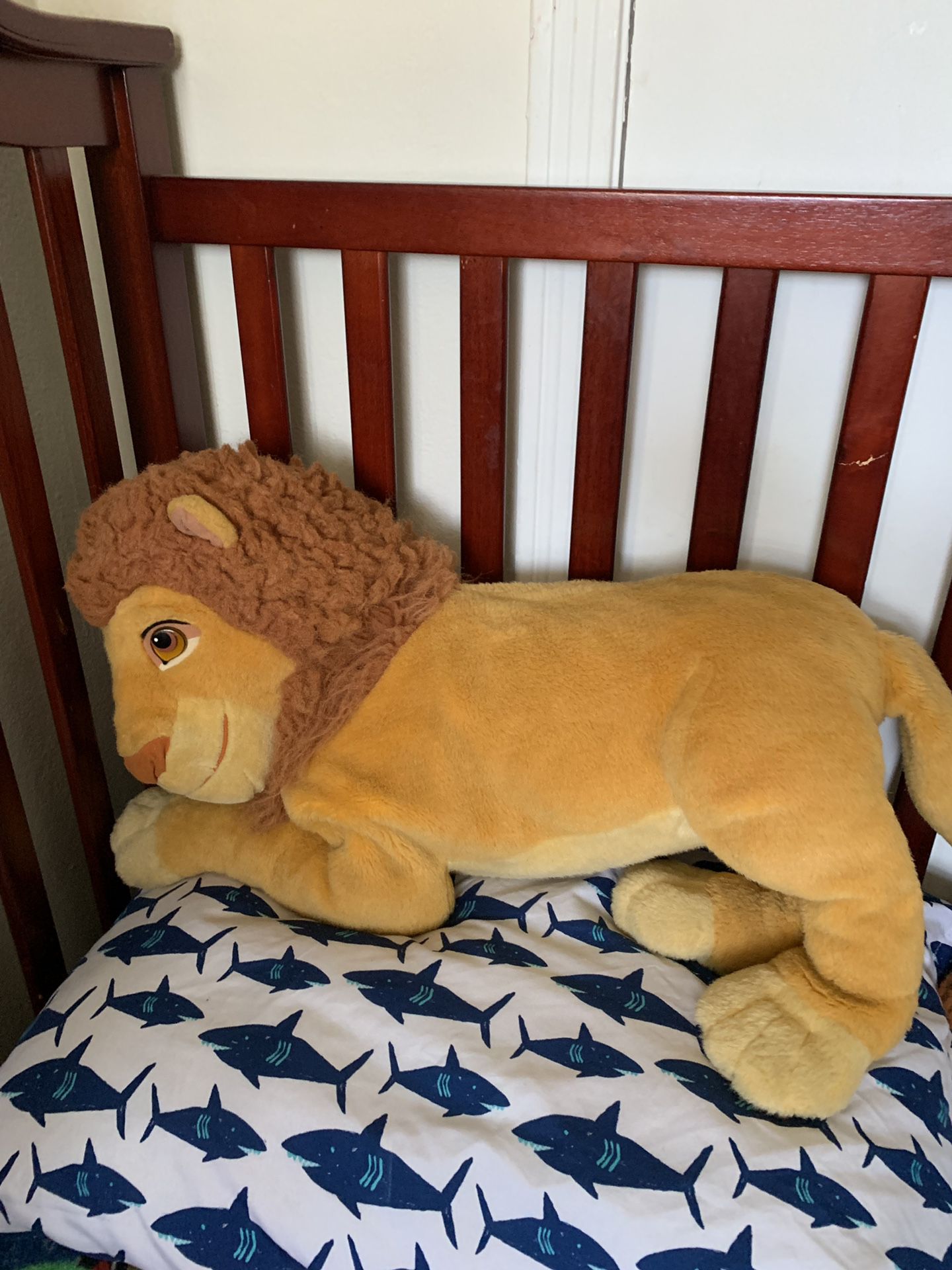 Lion king retro stuffed animal.