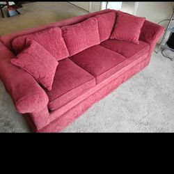 Red Sleeper Sofa 