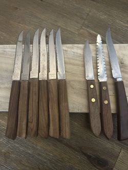 Japanese Stainless Vintage Knives 