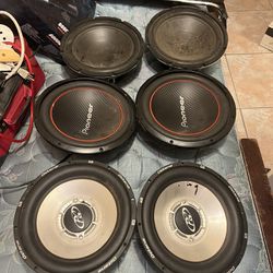 6 12” Subwoofers