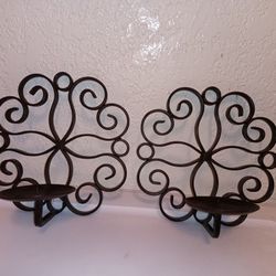 Set Of Wrought Iron Sconces