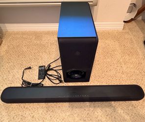 Yamaha Sound Bar with Wireless Subwoofer and Alexa Built-in
