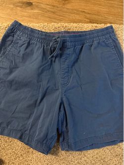 Vans, short sleeve shirt and blue shorts, bundle size large men’s