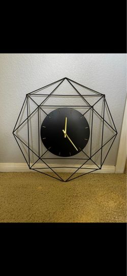Wire Clock & Shelves