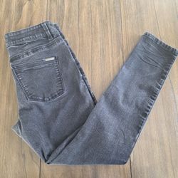 White House Black Market Jeans Black Skinny Leg Stretch Denim Women's Size 4S