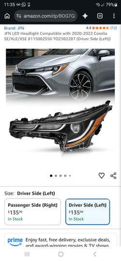 2020-2022 Corolla Headlamp