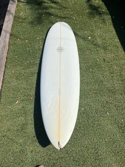 Jim Ellington mid length surfboard