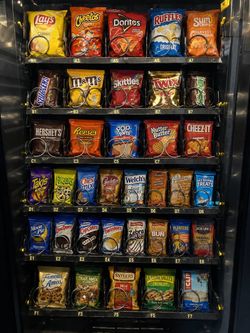 AP LCM2 Dual Spirals 4 Wide MDB Snack Vending Machine