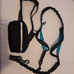 Hands Free Dog Leash And Bag