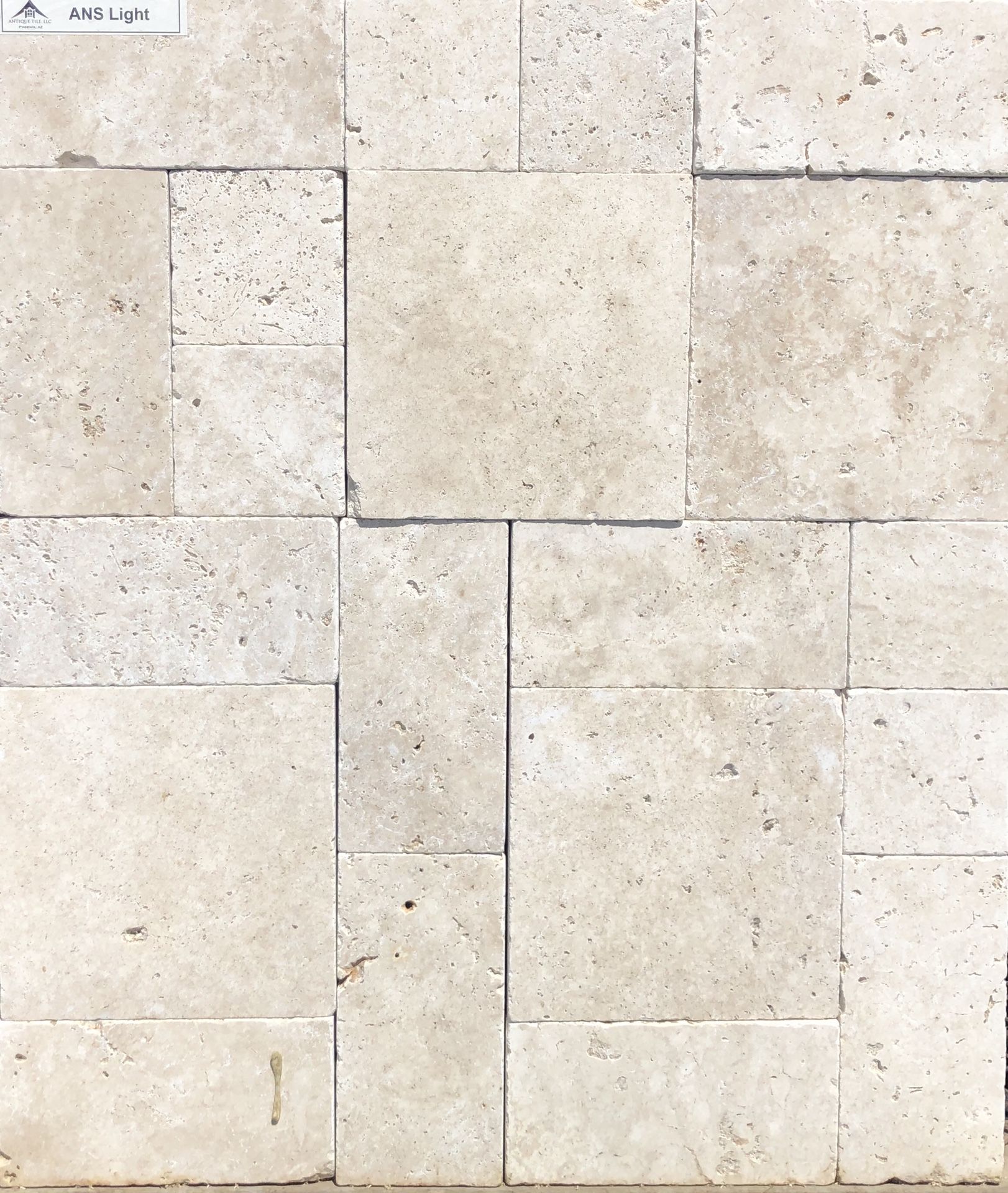 ANS Light 3pc Travertine Pavers