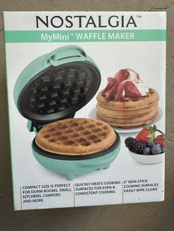 Nostalgia MyMini Personal Electric Waffle Maker