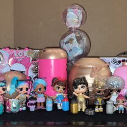 LOL Surprise Collection 9 Dolls 2 Pets 2 Storage Cases 