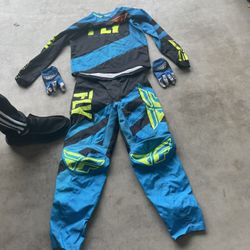 Fly Racing Youth, Motocross Pants, And Jersey