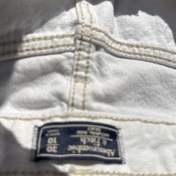 Abercrombie While Jean Mimi Skirt 