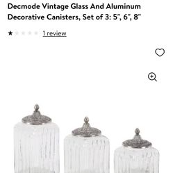 Decorative Kitchen Canister Set