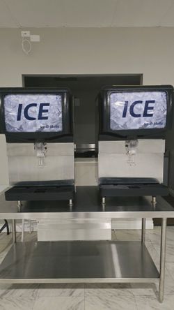 Ice-O-Matic Commercial Ice Dispenser Pair