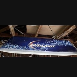 Budweiser BudLight overhead pool light