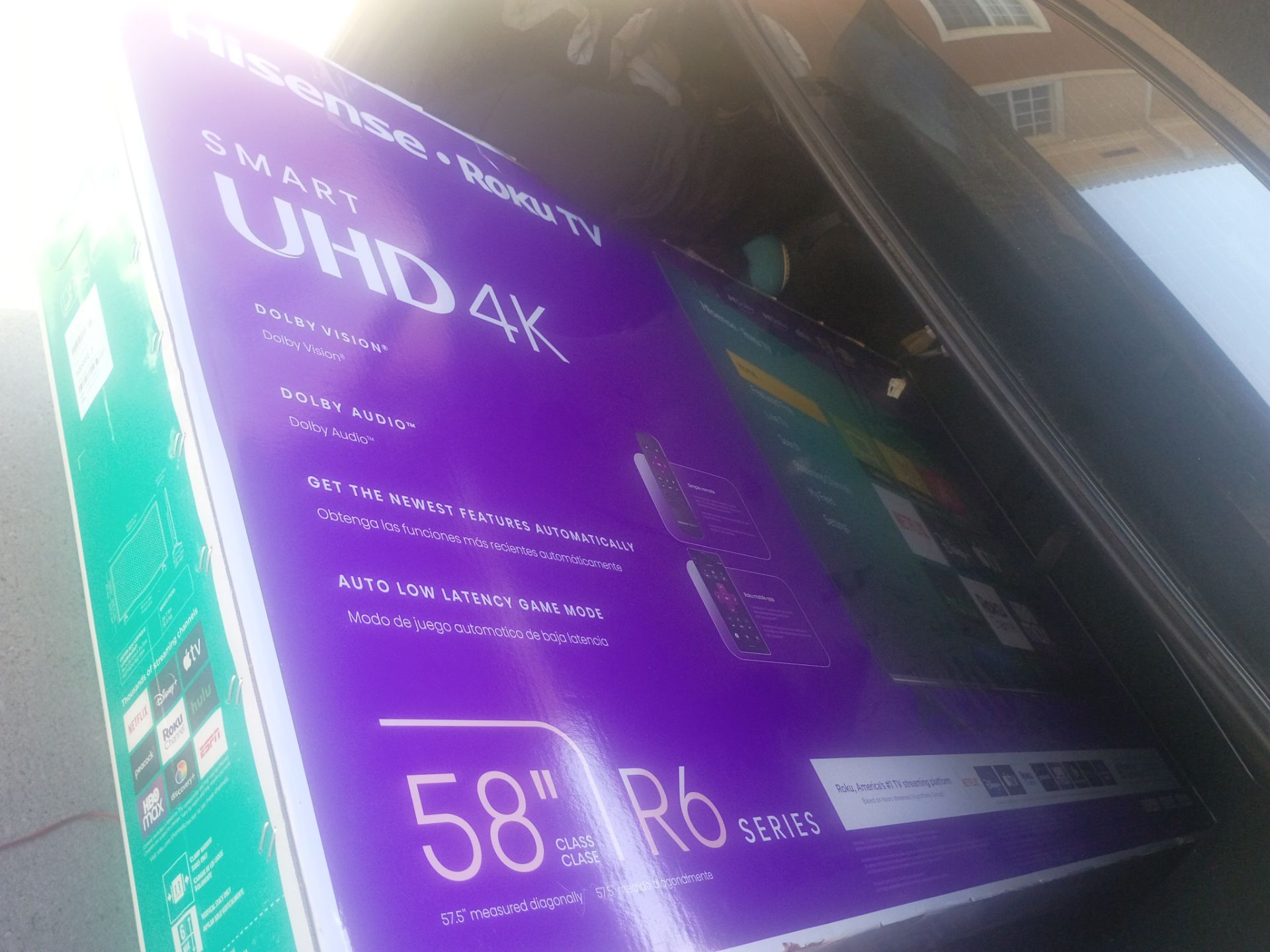 Hisense 58 inch brand new