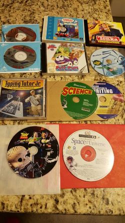 Assortment of CD ROM games