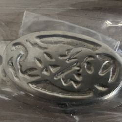 4 Pieces Pottery Barn Pewter Hardware( New/still In Packaging)