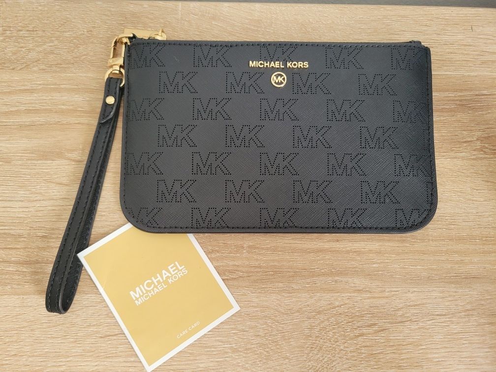 Michael Kors Large Leather Wristlet