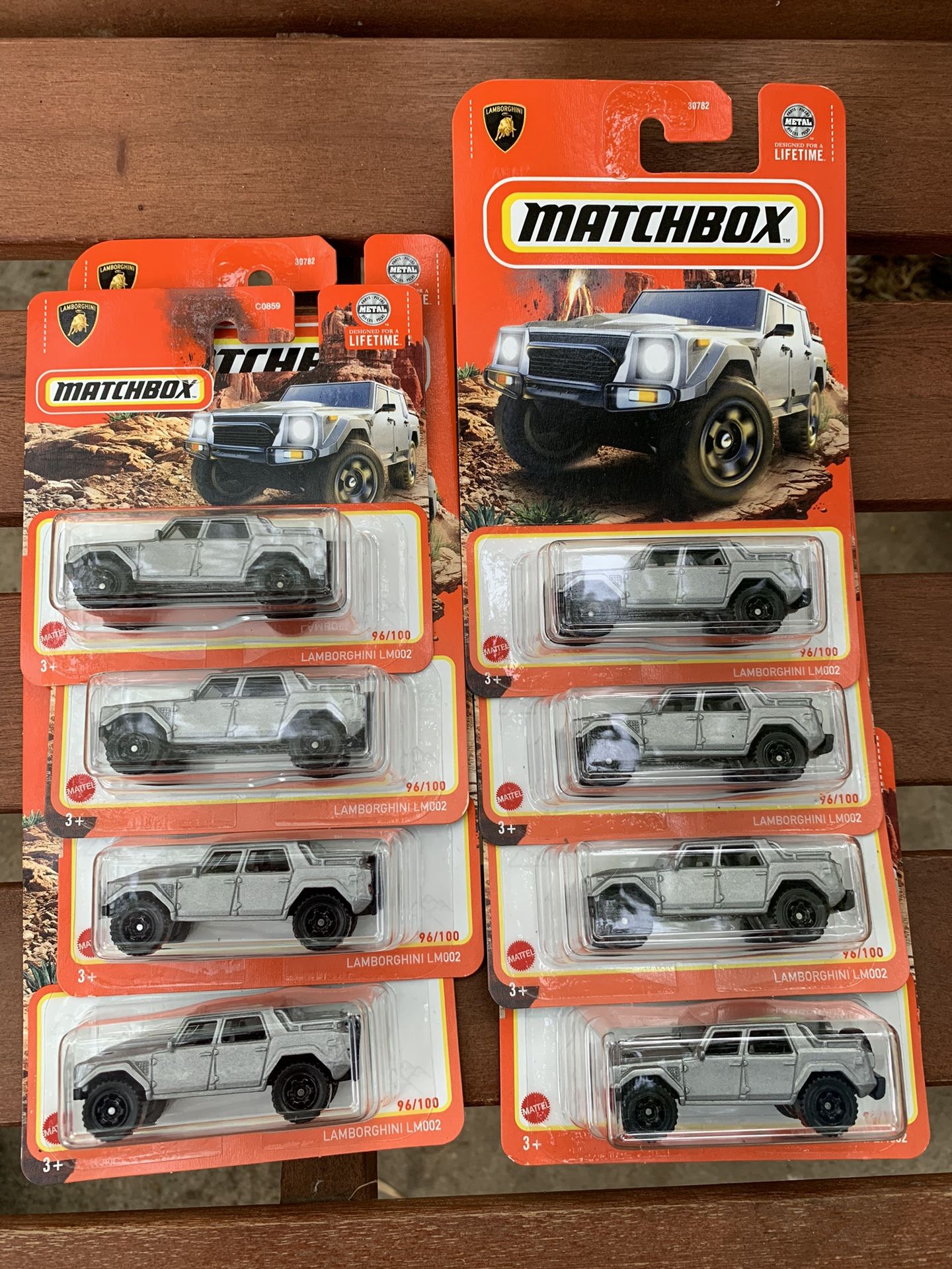 Matchbox Lamborghini Lm002 Lot Of 8