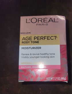L'oreal Paris Age Perfect Rosy Tone Moisturizer For Mature, Dull Skin (1.7oz) For $15