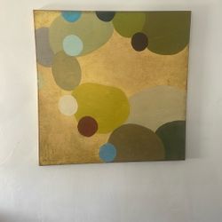 Geometric Print On Canvas 