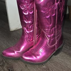 Girls Pink Cowgirl Boots 