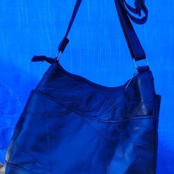 Black  Leather Purse New With Tags