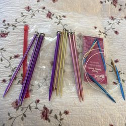 Knitting needles