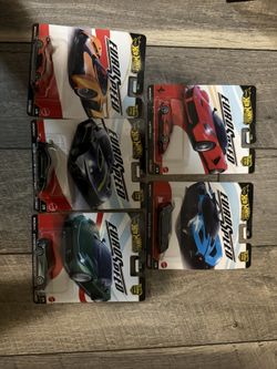  Hot Wheels Car Culture “EuroSpeed” – Complete Set of 5 (Brand New)