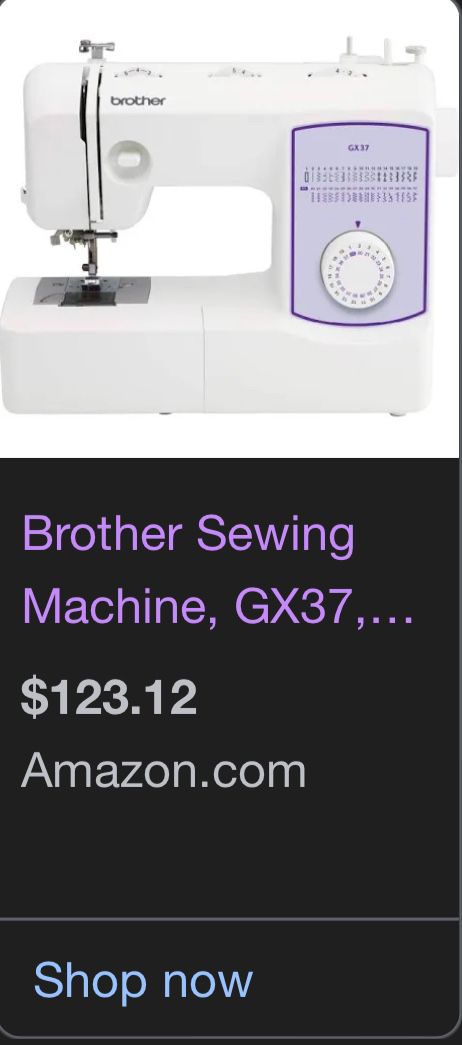 GX37 Brother Sewing Machine