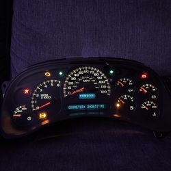 Silverado gauge Cluster