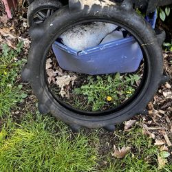 Dirtbike Tires And Silencer 