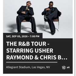 Las Vegas Usher And Chris Brown 