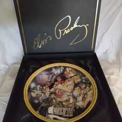 Elvis Presley 75th Anniversary commemorative collector plate