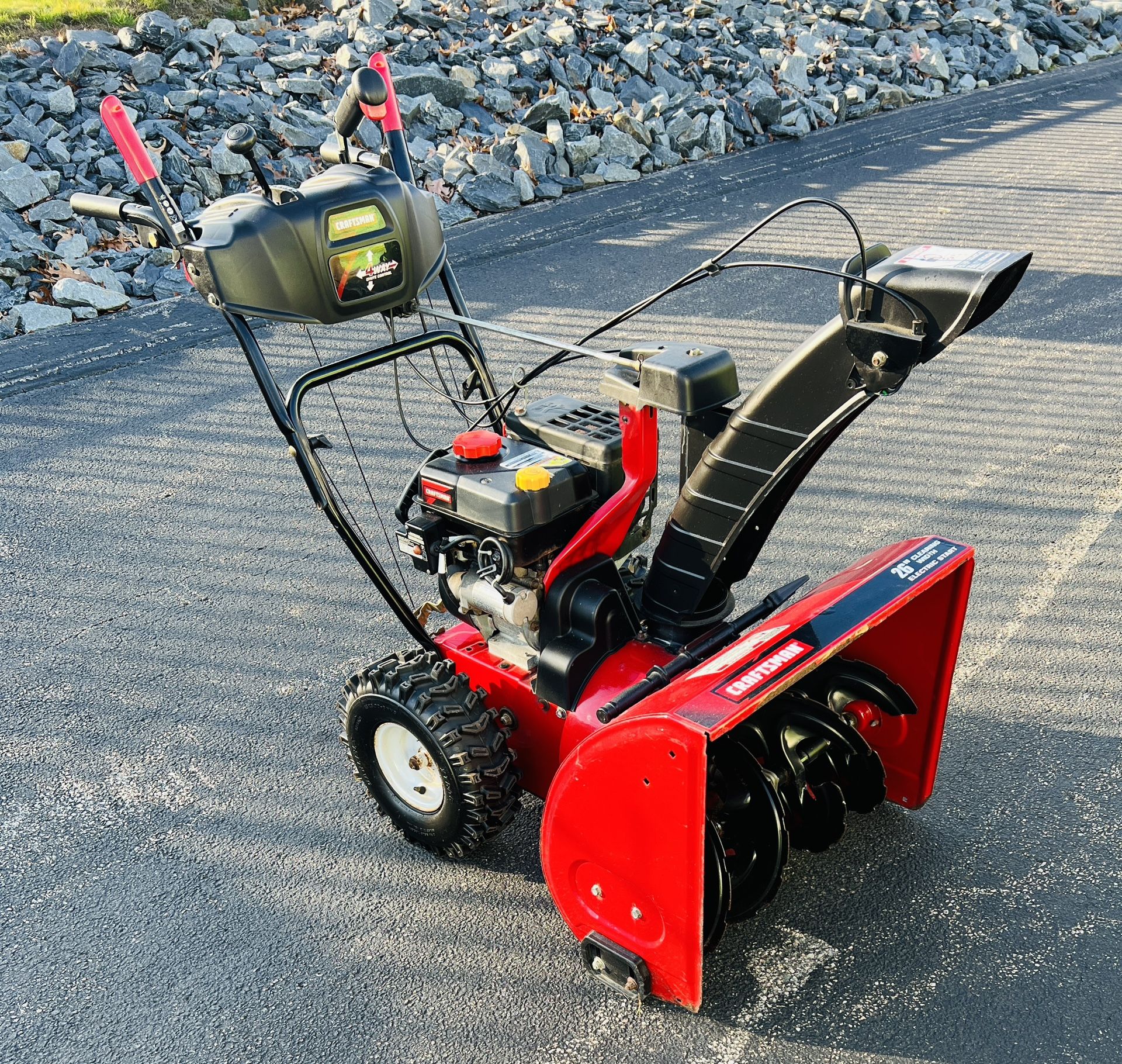 Storm Is Coming - 26” Snowblower Ready To Use