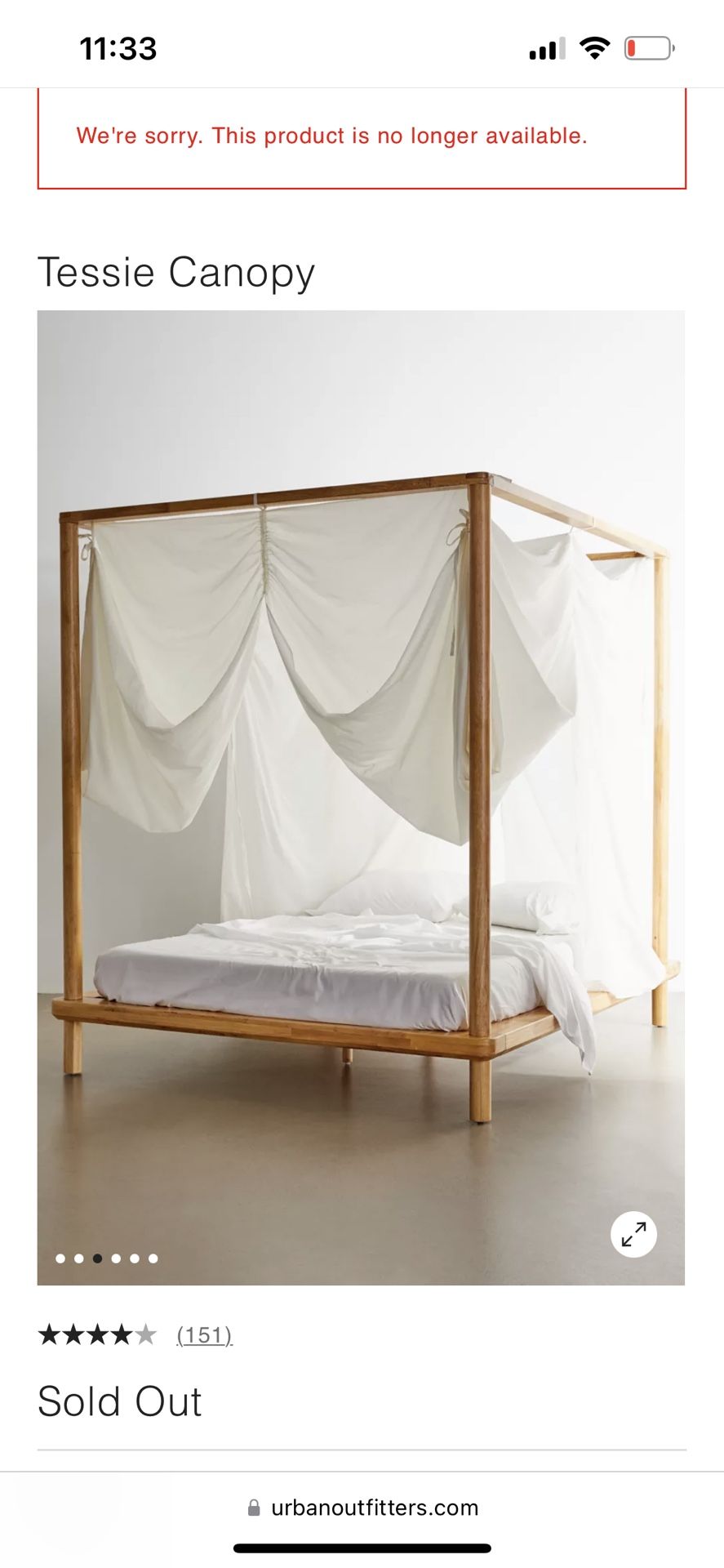 Urban Outfitters Tessie Canopy