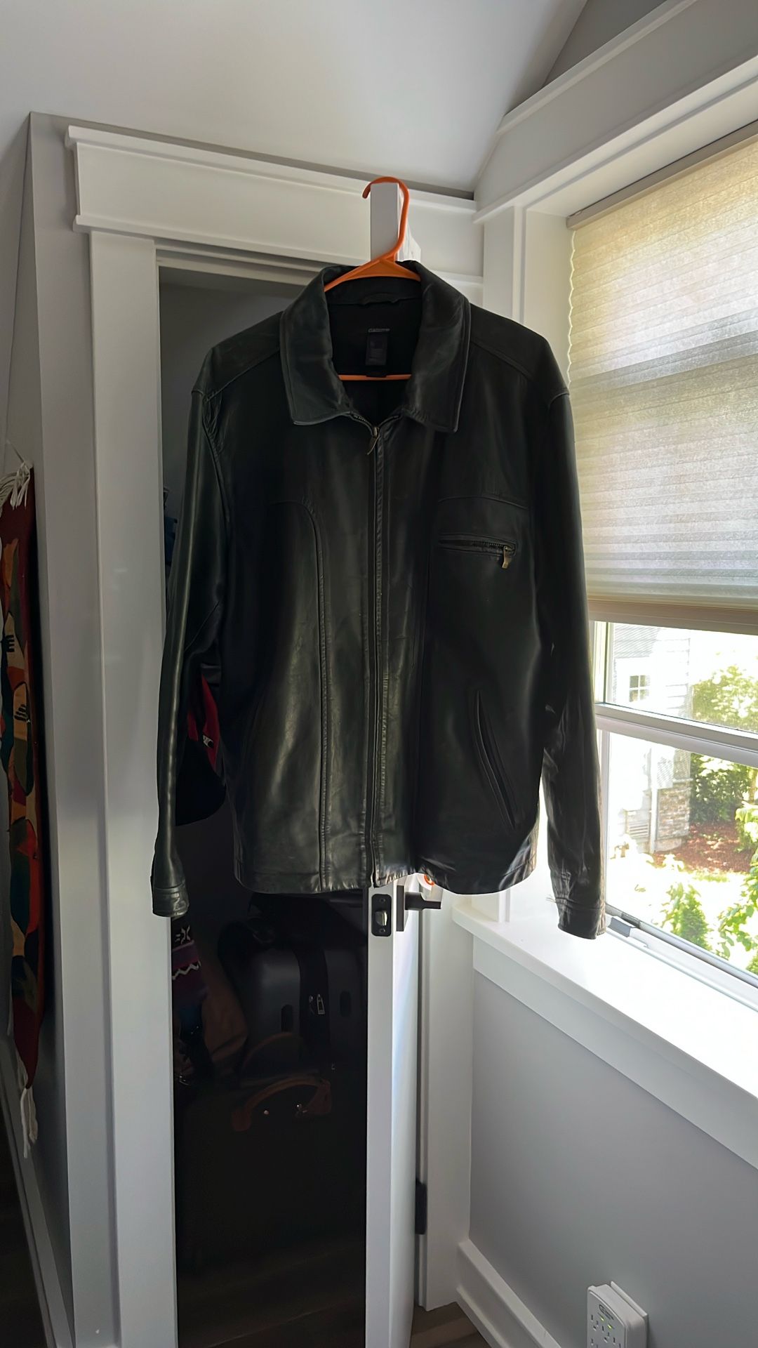 Mens Black Leather Jacket