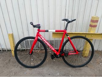 Pinarello 2018 ONDA Pista Aluminium Track Fixed Gear Fixie Frameset 54cm Red
