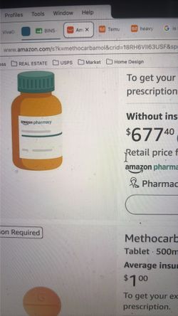 Methocarbamol Tablet · 500mg · 30-day supply