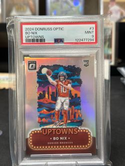 Bo Nix uptown PSA 9