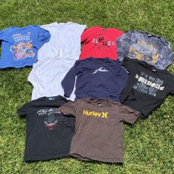 9 Piece Kids Top Group Boys Size 5